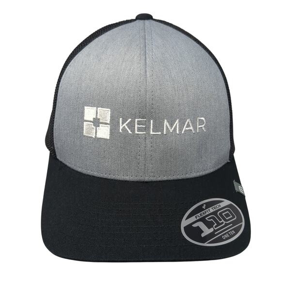 Kelmar Snapback Trucker Hat Black OS 110 Flexfit Tech Yupoong Travis Mathew - Picture 1 of 9